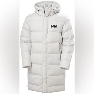 NWOT Helly Hansen Light Gray Puffer Coat